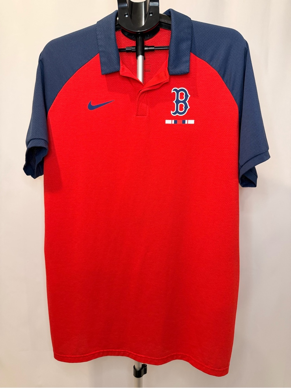 Nike Men’s Red & Navy Boston Red Sox Polo Shirt